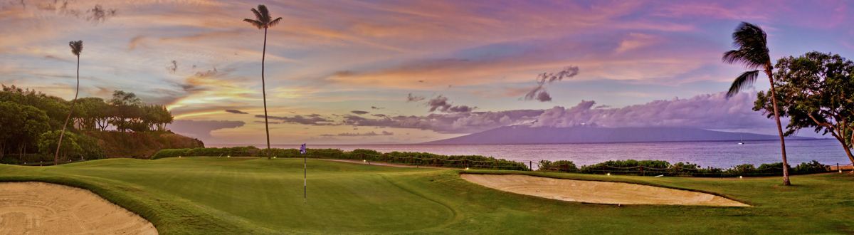 A Hawaiian golf course