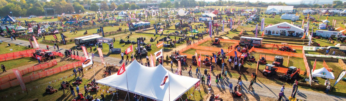 The Equip Expo features a 30 acres outdoor demo area
