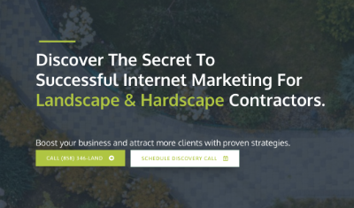 Landscape and Hardscape Contractor Marketing